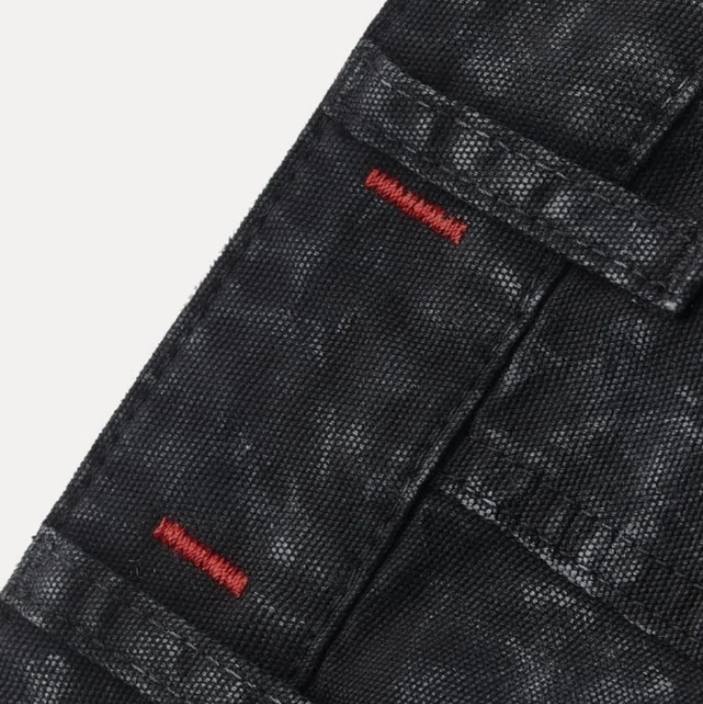 Zara Relaxed Mid Rise Cargo Utility jeans